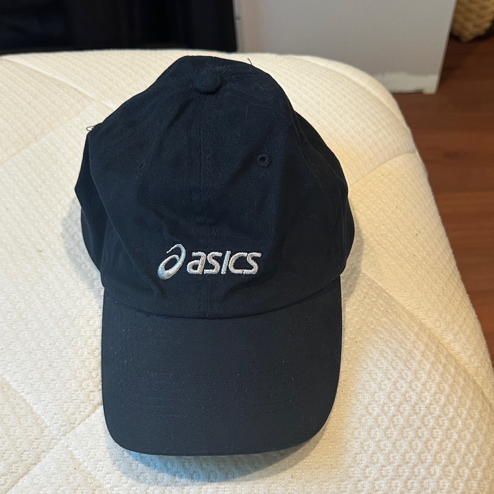 Asic Deep Navy Blue Cap with Silver Logo